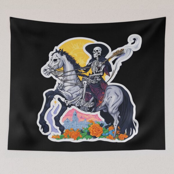 Item preview, Major Arcana Death Rising Sun - Spooky Design designed and sold by Pixel Waite.