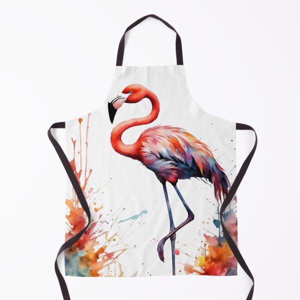 Item preview, A Beautiful pink Flamingo Watercolour designed and sold by Darren Wilkes.