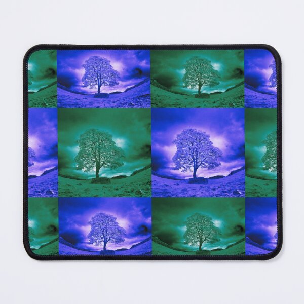 Item preview, Sycamore Gap Tree in Blue, Green | Robin Hood Tree designed and sold by CosmicStory.