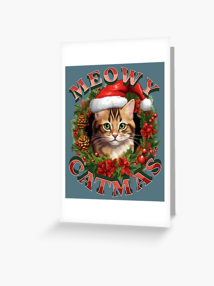 Merry Catmas Christmas Cat Tree Funny Meowy Catmas Shirt Merry Catmas Christmas Cat Tree Funny Meowy Catmas Shirt