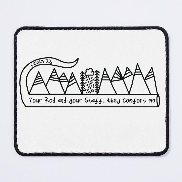 Item preview, PSALM 23 Visual Bible Verse- zentangle designed and sold by JJJJdoodles.