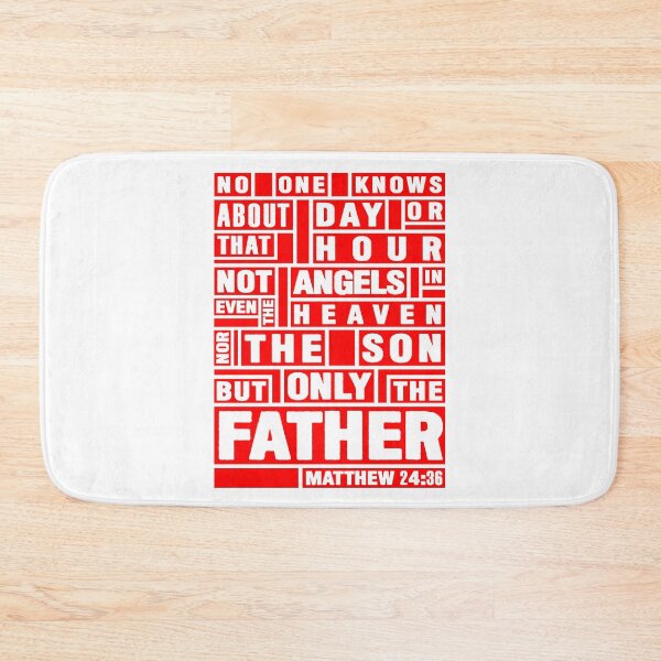 Item preview, Matthew 24:36 Only The Father Knows designed and sold by plushism.