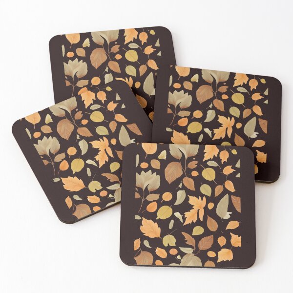 Item preview, Autumn leaves amazing calm printable pattern designed and sold by denakh.