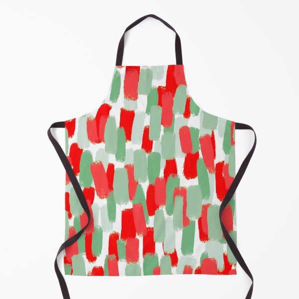 Item preview, Red and Green, Brush Strokes, Abstract, Christmas designed and sold by OneThreeSix.