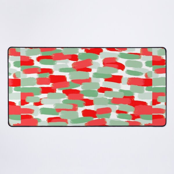 Item preview, Red and Green, Brush Strokes, Abstract, Christmas designed and sold by OneThreeSix.