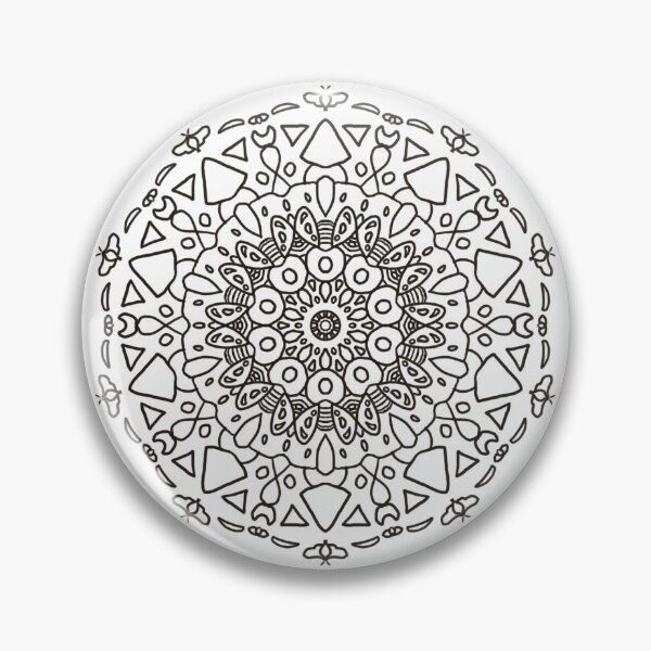 Item preview, Zen Flower Mandala: "The Mushroom and the Moth" designed and sold by Cavernby.