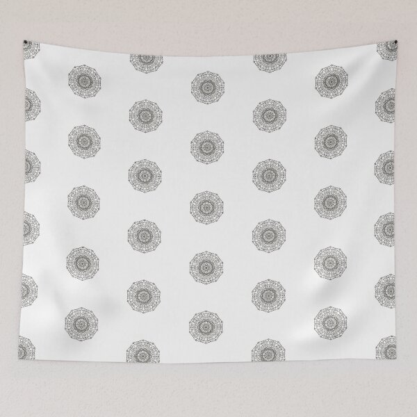 Item preview, Zen Flower Mandala: "The Mushroom and the Moth" designed and sold by Cavernby.