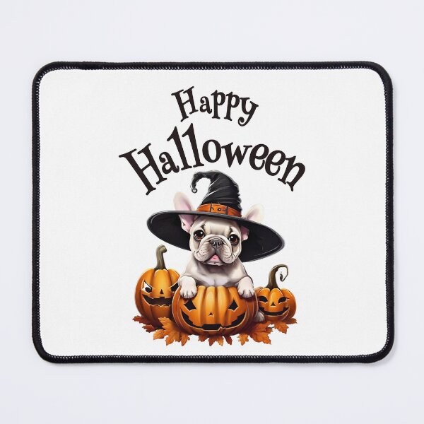 Item preview, AI Generated | White French bulldog | Happy Halloween designed and sold by Twinmommy Store.