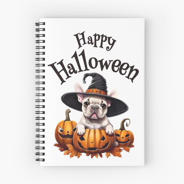 Item preview, AI Generated | White French bulldog | Happy Halloween designed and sold by Twinmommy Store.
