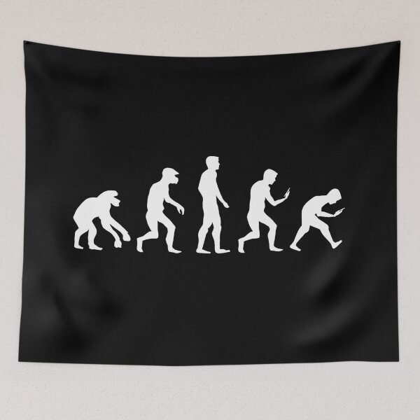 Item preview, Development evolution funny cell phone addiction smombie monkey primates smartphone funny designed and sold by AndreMi.