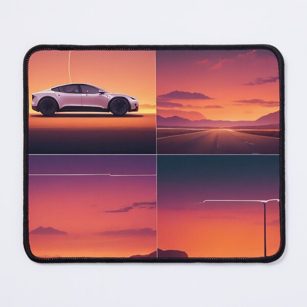 Artikelvorschau, Elektrischer Sonnenuntergang: Teslas Dämmerung entworfen und verkauft von Horizon Harmonies.
