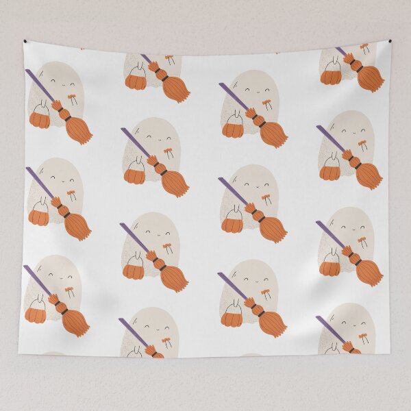 Item preview, helloween pumpkin candy ghost designed and sold by ichirochen.