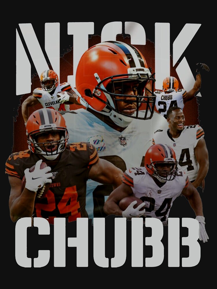 NFL Team Apparel Youth Cleveland Browns Nick Chubb #24 Brown Player T-Shirt