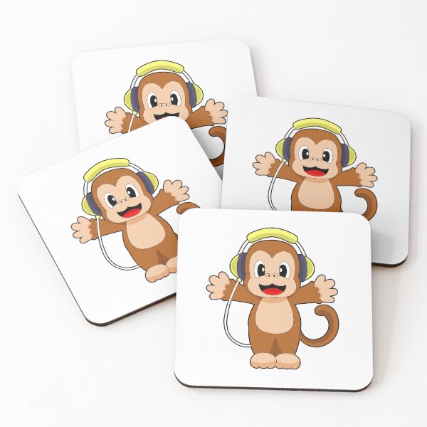 Item preview, Monkey Musician Headphone Music designed and sold by Snabdesign84.
