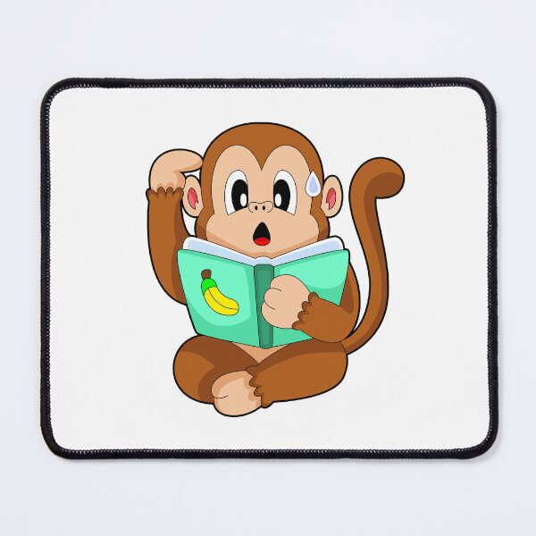 Item preview, Monkey Reading Book designed and sold by Snabdesign84.