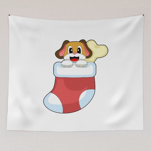 Item preview, Dog Christmas Christmas socks designed and sold by Snabdesign84.