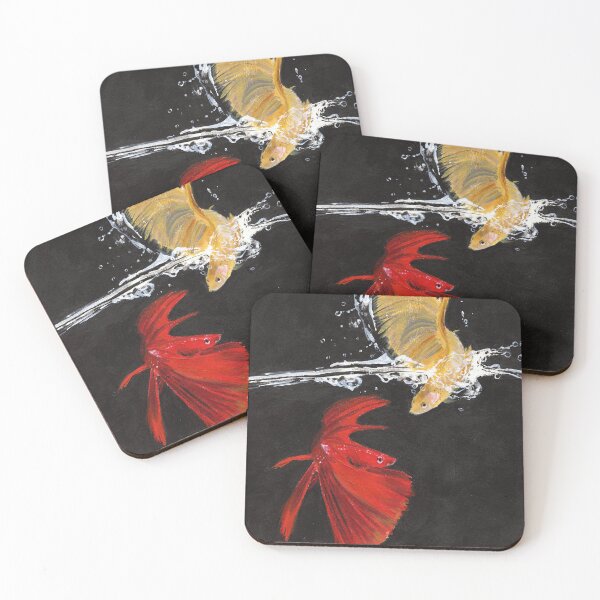 Item preview, Playful Bettas designed and sold by Taphath Foose Artist.