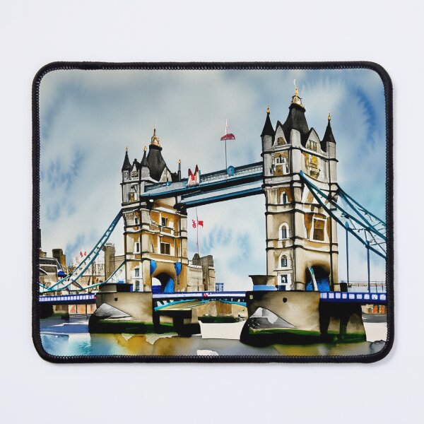 Item preview, Tower bridge of London in water color designed and sold by Photopat.