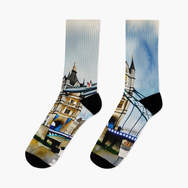 Item preview, Tower bridge of London in water color designed and sold by Photopat.