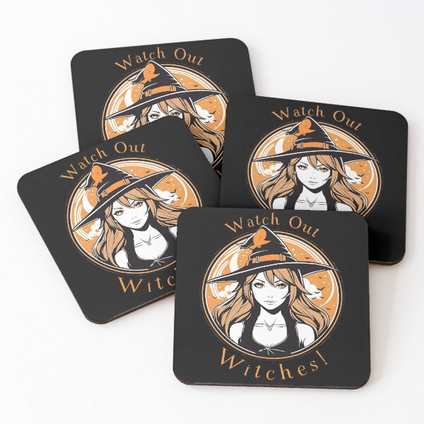 Item preview, Watch Out Witches! - Cute Halloween Anime Witch designed and sold by DevemDavam.