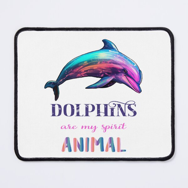 Item preview, Dolphins are my spirit animal. Blue dolphin designed and sold by Anastasiia Yurevych.