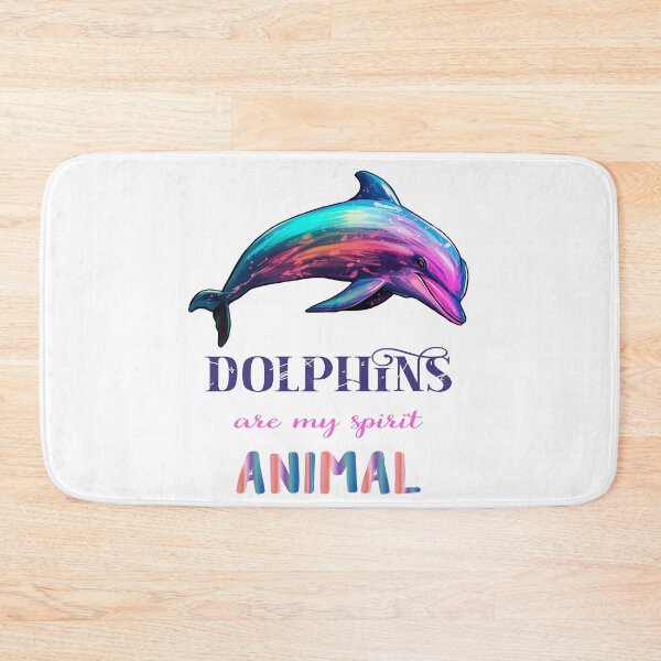 Item preview, Dolphins are my spirit animal. Blue dolphin designed and sold by Anastasiia Yurevych.