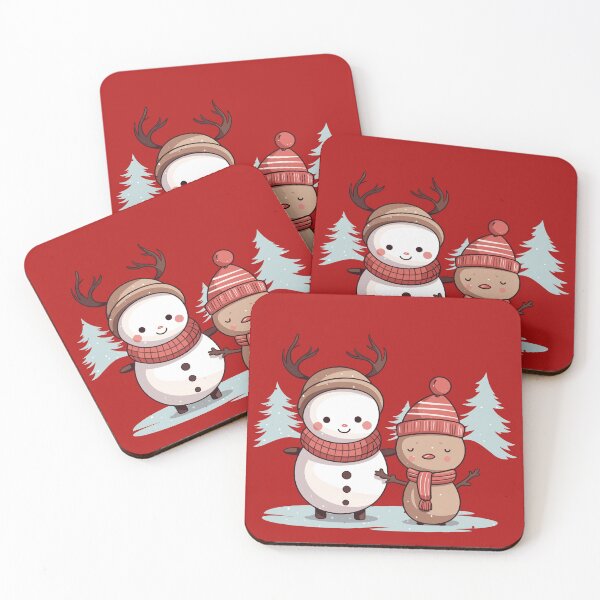 Item preview, Christmas Cartoon Characters: Snowman as Reindeer & Reindeer as Snowman designed and sold by BNCH44.