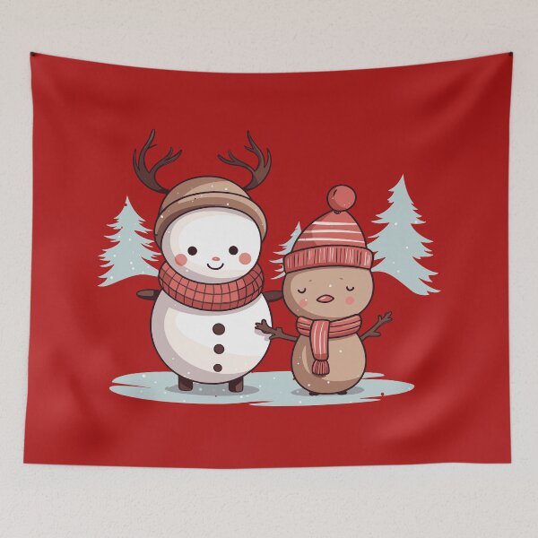 Item preview, Christmas Cartoon Characters: Snowman as Reindeer & Reindeer as Snowman designed and sold by BNCH44.