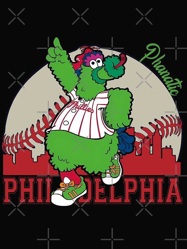 Vintage Phillies Phanatic Cartoon Baseball SVG File For Cricut