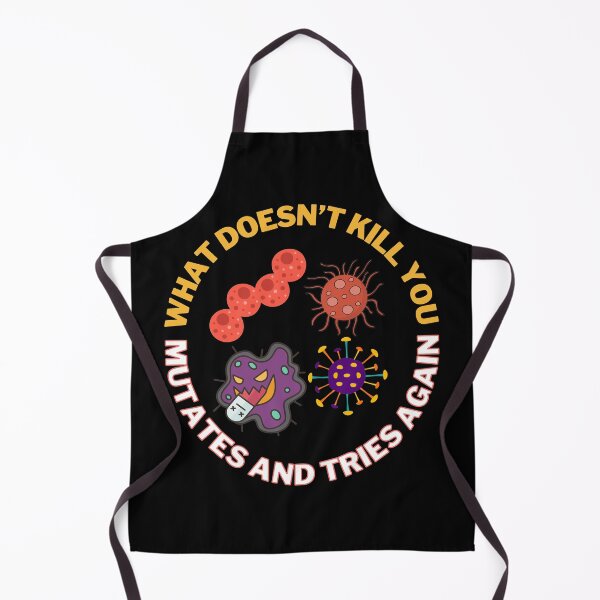 Item preview, What doesn't kill you mutates and tries again, Halloween microbiology and medicine designed and sold by NoetherSym.