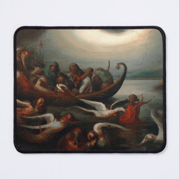 Item preview, Charon ferrying souls across the river Styx designed and sold by SisHere.
