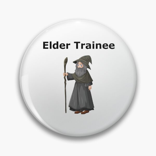 Item preview, Trainee Elder Black Text English designed and sold by pfalsdorf-it.