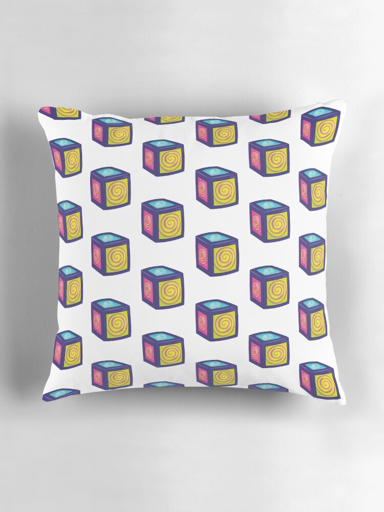 Thumbnail 3 of 4, Pillow, Magic cube designed and sold by FunPrintCraft.