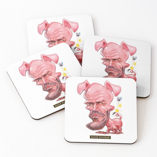 Item preview, BACON STATHAM - Another Great Illustration from Paul Cemmick's MOVIESTAR MUTATIONS by DAVID RICHARDSON designed and sold by TIGERDAVER.