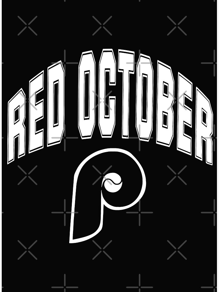 Retro Red October Philly SVG PNG