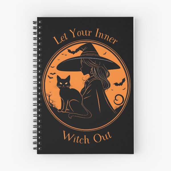 Item preview, Halloween Witch Silhouette with Black Cat designed and sold by DevemDavam.