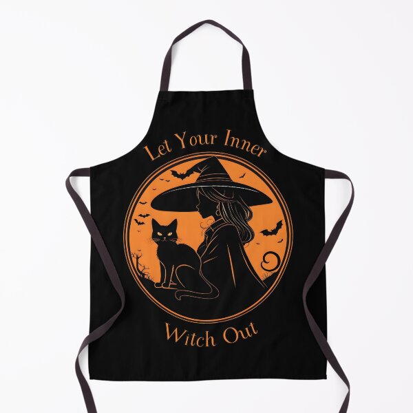 Item preview, Halloween Witch Silhouette with Black Cat designed and sold by DevemDavam.