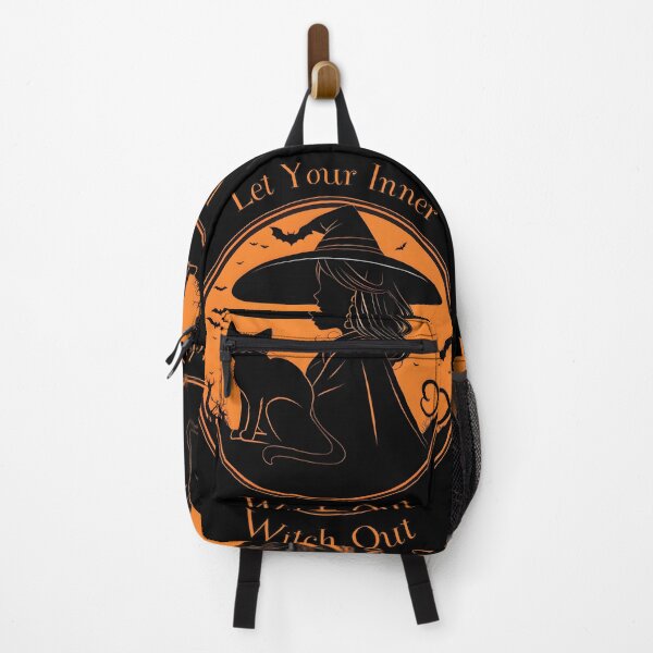 Item preview, Halloween Witch Silhouette with Black Cat designed and sold by DevemDavam.