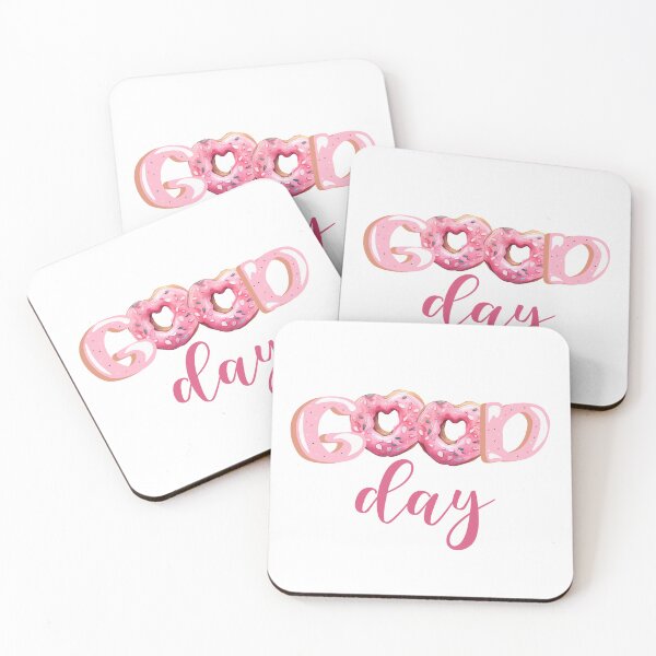 Item preview, Good day.Sweet donuts. Donuts with pink glaze. designed and sold by Anastasiia Yurevych.
