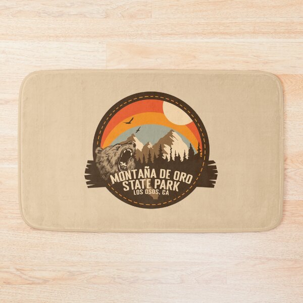 Item preview, Montaña de Oro State Park California - CA Retro Souvenir Badge designed and sold by mountainfad.