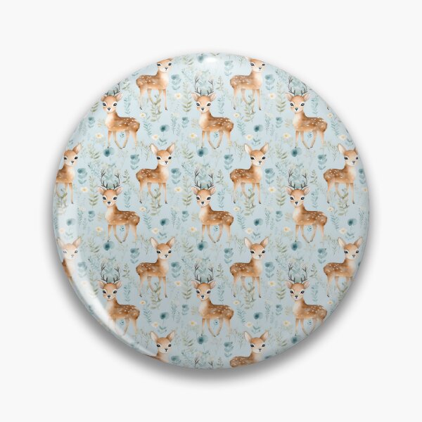 Item preview, Whimsical Forest Friends: A Playful Deer in Delicate Patterns designed and sold by qoodesignstudio.