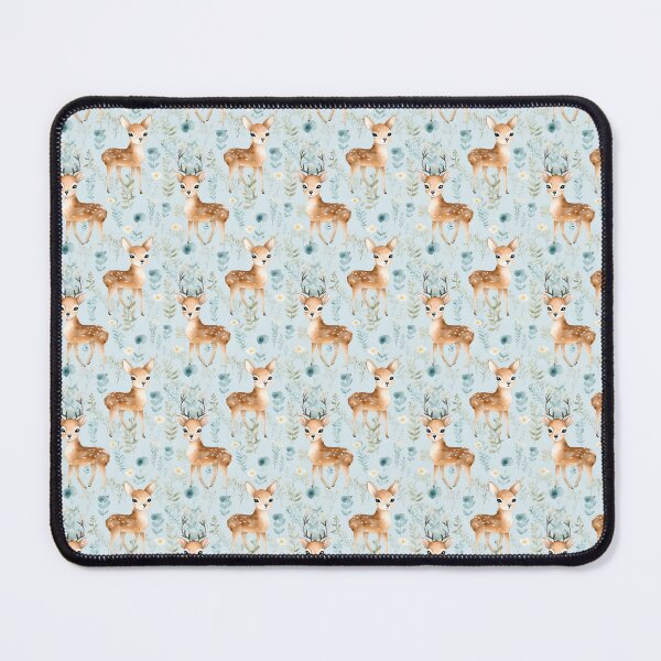 Item preview, Whimsical Forest Friends: A Playful Deer in Delicate Patterns designed and sold by qoodesignstudio.