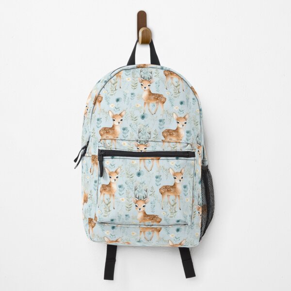 Item preview, Whimsical Forest Friends: A Playful Deer in Delicate Patterns designed and sold by qoodesignstudio.
