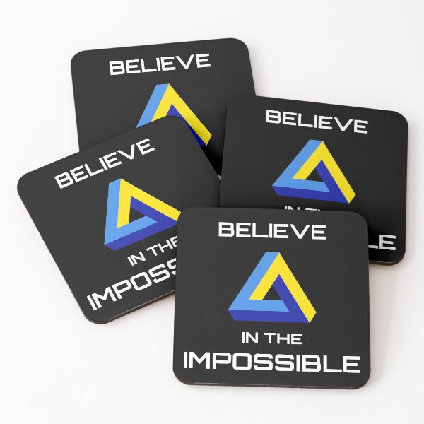 Item preview, Believe in the Impossible - Penrose Impossible Triangle designed and sold by ilexdesigns.