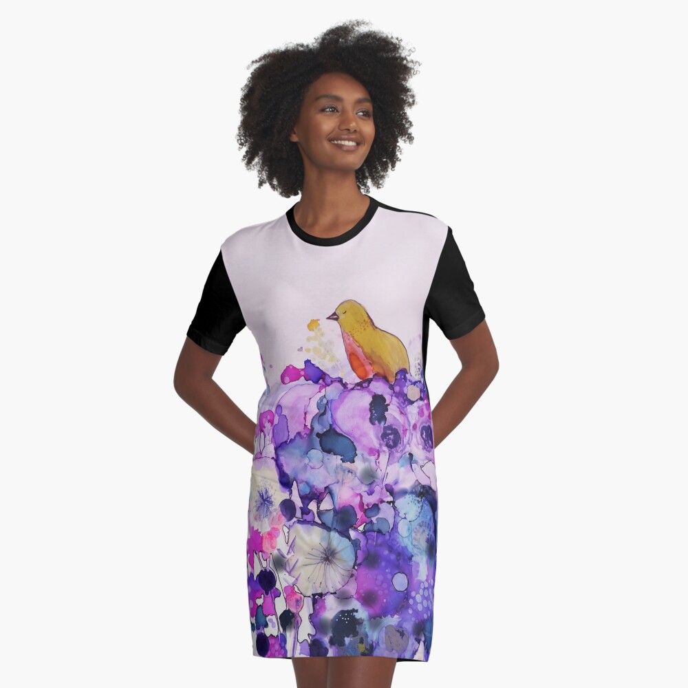 Item preview, Graphic T-Shirt Dress designed and sold by SylvieDemers.