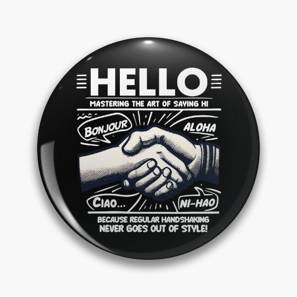 Item preview, Mastering the Art of Saying Hi Handshake Edition Graphic Novelty Sarcastic Funny designed and sold by shaderepublic.