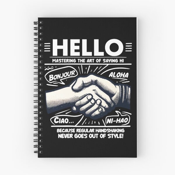 Item preview, Mastering the Art of Saying Hi Handshake Edition Graphic Novelty Sarcastic Funny designed and sold by shaderepublic.