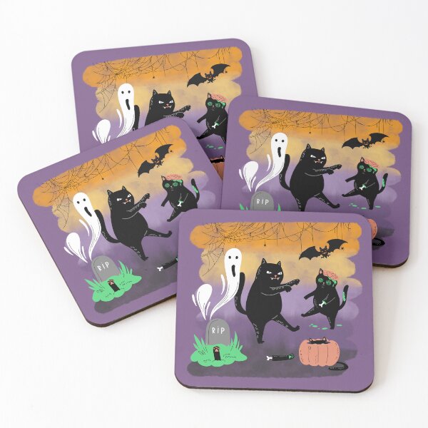 Item preview, Happy Halloween cat ghost designed and sold by Kissudesign.