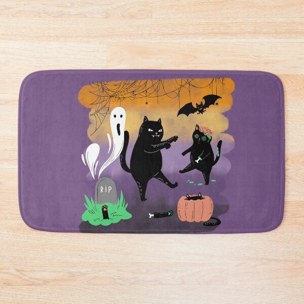 Item preview, Happy Halloween cat ghost designed and sold by Kissudesign.