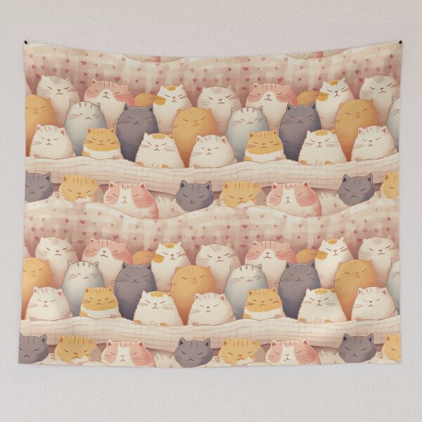 Item preview, Chubby Cute Cats #1 designed and sold by D-CuteArt.